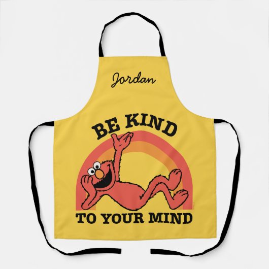 Sesamstraat | Elmo Be Kind | Jouw namen toevoegen Schort (Voorkant)