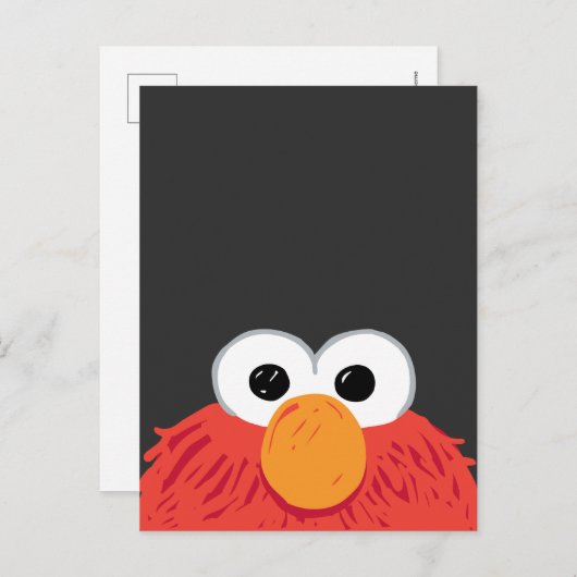 Sesamstraat | Elmo Big Face Briefkaart (Voorkant / Achterkant)