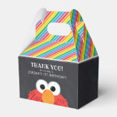 Sesamstraat | Elmo Birthday Chalkboard Bedankdoosjes (Achterkant)