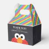 Sesamstraat | Elmo Birthday Chalkboard Bedankdoosjes (Voorkant Zijde)