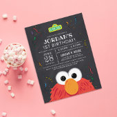 Sesamstraat | Elmo Birthday Chalkboard Briefkaart