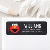 Sesamstraat | Elmo Birthday Chalkboard Etiket (Insitu)