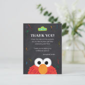 Sesamstraat | Elmo Birthday Chalkboard Hartelijk d Briefkaart (Staand voorkant)