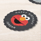 Sesamstraat | Elmo Birthday Chalkboard Kartonnen Onderzetters (Gekanteld)