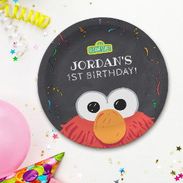 Sesamstraat | Elmo Birthday Chalkboard Papieren Bordje