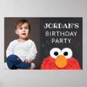 Sesamstraat | Elmo Birthday Chalkboard Poster (Voorkant)