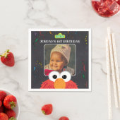 Sesamstraat | Elmo Birthday Chalkboard Servet (Insitu)