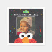 Sesamstraat | Elmo Birthday Chalkboard Servet (Voorkant)