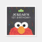 Sesamstraat | Elmo Birthday Chalkboard Servet (Voorkant)