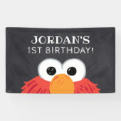 Sesamstraat | Elmo Birthday Chalkboard Spandoek (Horizontaal)
