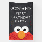 Sesamstraat | Elmo Birthday Chalkboard Spandoek (Verticaal)