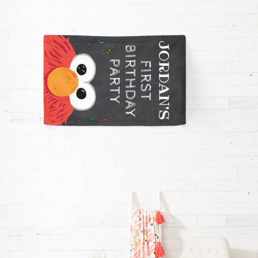 Sesamstraat | Elmo Birthday Chalkboard Spandoek (Insitu)