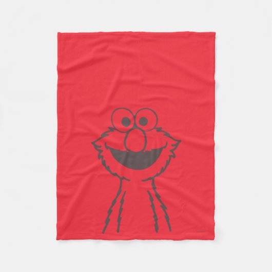 Sesamstraat | Elmo Bright Fleece Deken (Voorkant)