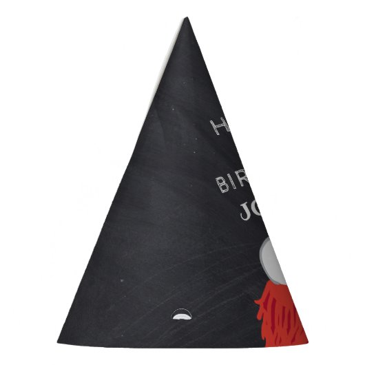 Sesamstraat Elmo Chalkboard Verjaardag Feesthoedjes (Links)