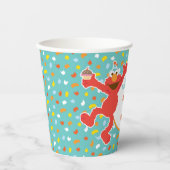 Sesamstraat | Elmo Confetti Verjaardag Papieren Bekers (Voorkant)