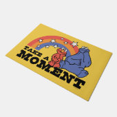 Sesamstraat | Elmo & Cookie Neem even de tijd Deurmat (Schuin)