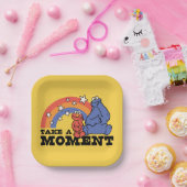 Sesamstraat | Elmo & Cookie Neem even de tijd Papieren Bordje (Feest)