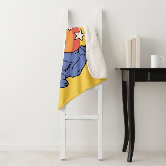 Sesamstraat | Elmo & Cookie Neem even de tijd Sherpa Deken (In situ)