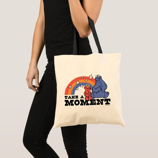 Sesamstraat | Elmo & Cookie Neem even de tijd Tote Bag (Voorkant (product))