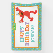 Sesamstraat | Elmo - Cupcake & Confetti Birthday Spandoek (Verticaal)
