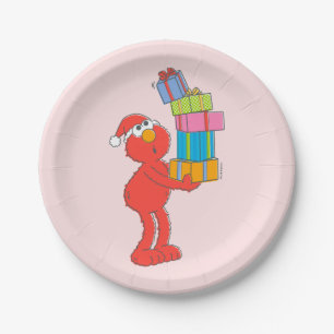 Sesamstraat Elmo en Cadeaus Papieren Bordje