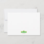 Sesamstraat | Elmo en Pals - Birthday-ballonnen Kaart (Achterkant)