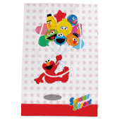 Sesamstraat | Elmo en Pals - Birthday-ballonnen Medium Cadeauzakje (Achterkant)