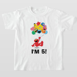 Sesamstraat | Elmo en Pals - Birthday-ballonnen T-shirt