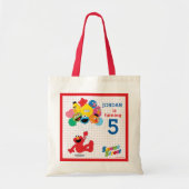 Sesamstraat | Elmo en Pals - Birthday-ballonnen Tote Bag (Voorkant)