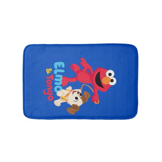 Sesamstraat | Elmo en Tango aan het werk Badmat (Voorkant)