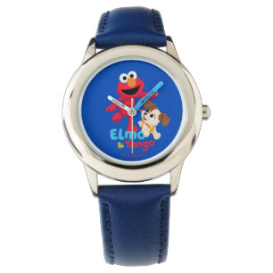 Sesamstraat Elmo en Tango aan het werk Horloge