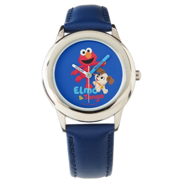 Sesamstraat | Elmo en Tango aan het werk Horloge (Voorkant)