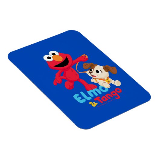 Sesamstraat | Elmo en Tango aan het werk Magneet (Rechterzijde)