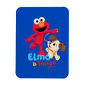 Sesamstraat | Elmo en Tango aan het werk Magneet (Verticaal)