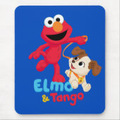 Sesamstraat | Elmo en Tango aan het werk Muismat (Voorkant)