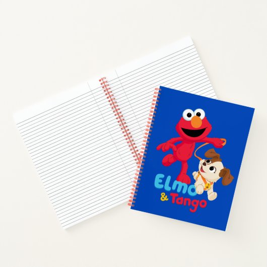 Sesamstraat | Elmo en Tango aan het werk Notitieboek (Binnen)