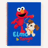 Sesamstraat | Elmo en Tango aan het werk Notitieboek (Voorkant)
