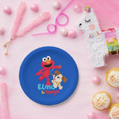 Sesamstraat | Elmo en Tango aan het werk Papieren Bordje (Feest)