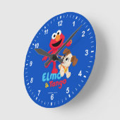 Sesamstraat | Elmo en Tango aan het werk Ronde Klok (Hoek)