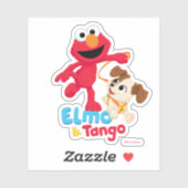 Sesamstraat | Elmo en Tango aan het werk Sticker (Vel)