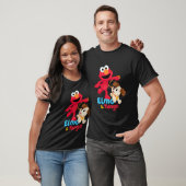 Sesamstraat | Elmo en Tango aan het werk T-shirt (Unisex)
