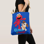 Sesamstraat | Elmo en Tango aan het werk Tote Bag (Dichtbij)