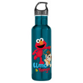 Sesamstraat | Elmo en Tango aan het werk Waterfles (Voorkant)