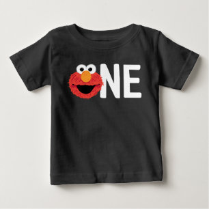 Sesamstraat Elmo Face Ik ben één verjaardag