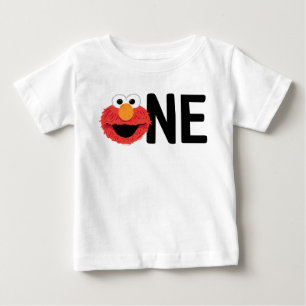 Sesamstraat Elmo Face Ik ben één verjaardag