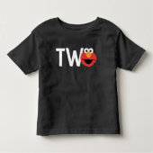 Sesamstraat | Elmo Face Ik ben twee jaar Kinder Shirts (Voorkant)