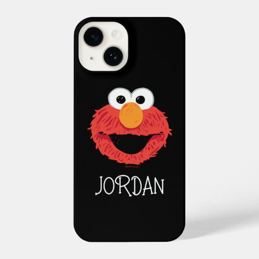 Sesamstraat | Elmo Face iPhone Hoesje (Achterkant)