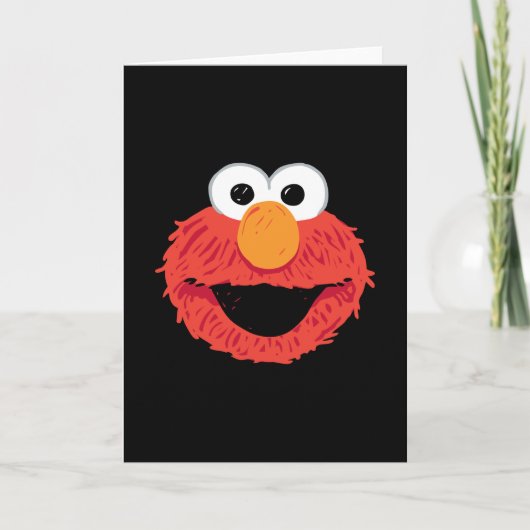 Sesamstraat | Elmo Face Kaart (Voorkant)