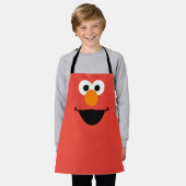 Sesamstraat Elmo Face Schort (Gedragen)