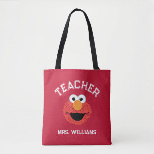 Sesamstraat Elmo Face Teacher Tote Bag